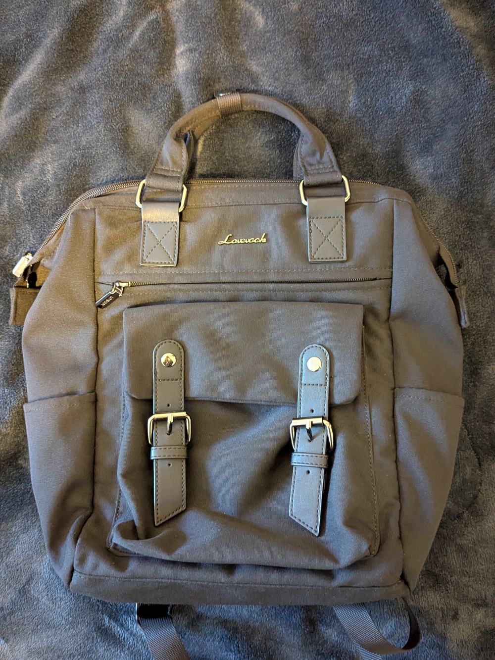 Lovevook Small Backpack Purse Black